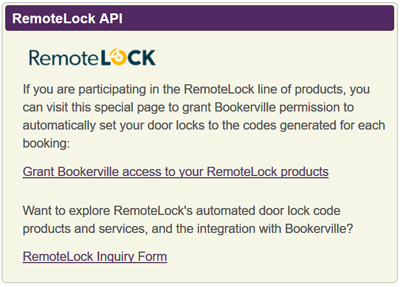 RemoteLock Authorization