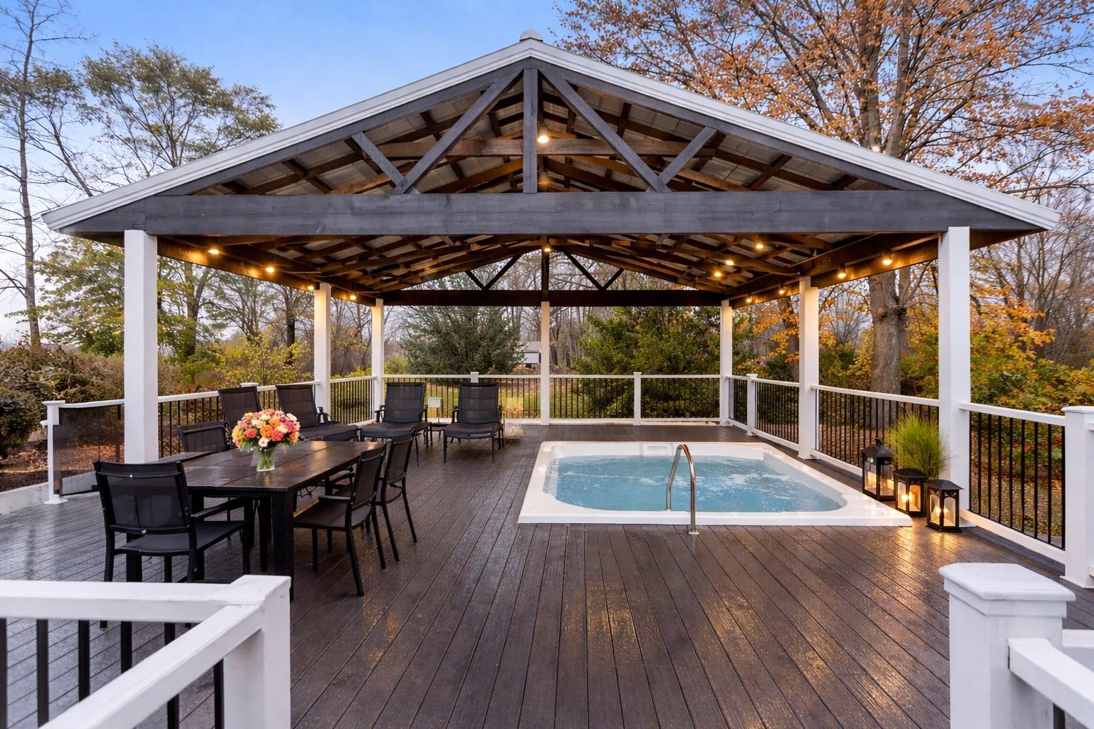 Blue Star #8 Location, Location 12 person hot tub!