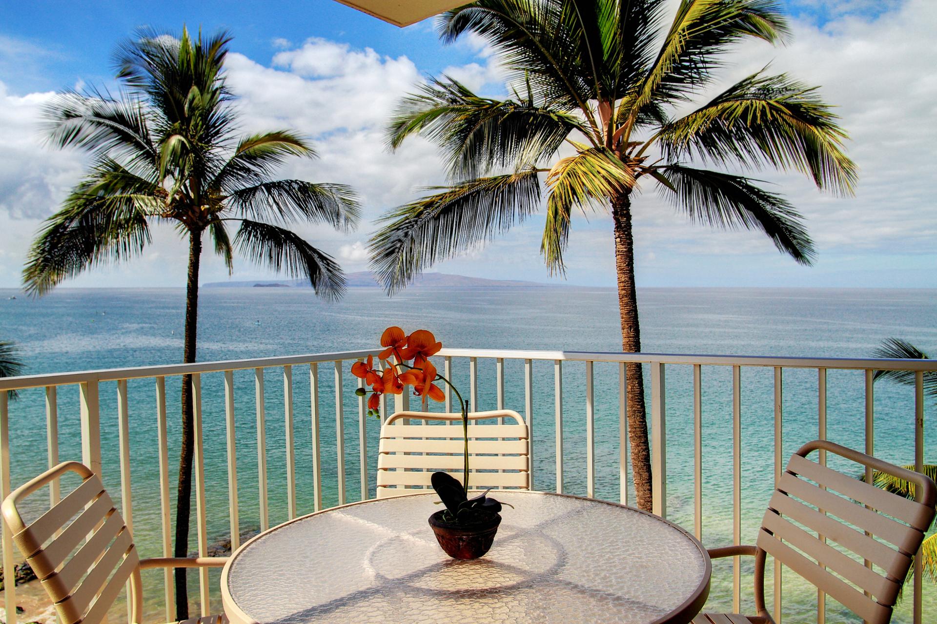 Kihei Hawaii Vacation Rental Oceanfront Upgraded Kamaole Nalu 2 BR